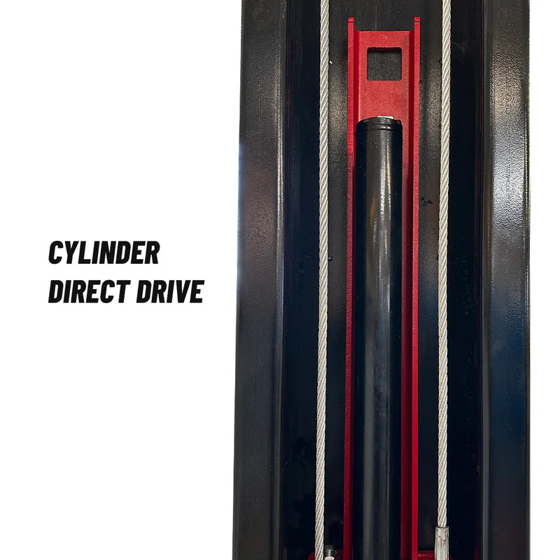 Katool KT M150D 15000 lb Commercial Two Post Car Lift 4HP Direct Drive