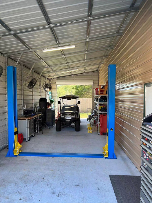 Katool KT H105 10000 lb Base Plate Symmetric Two Post Car Lift 220V