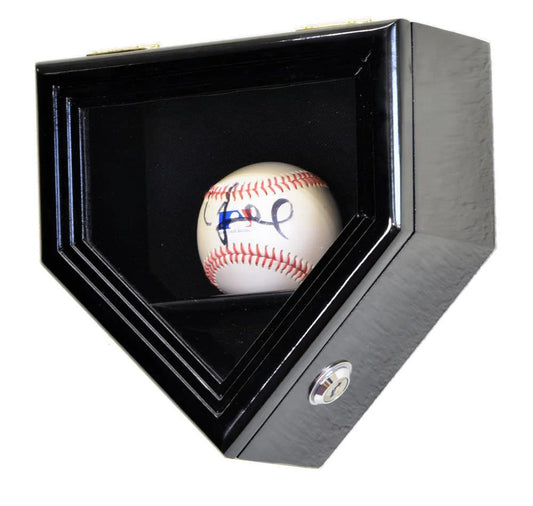 1 Baseball Display Case Cabinet — Home Plate Shaped