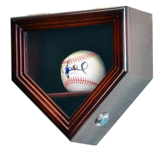 1 Baseball Display Case Cabinet — Home Plate Shaped