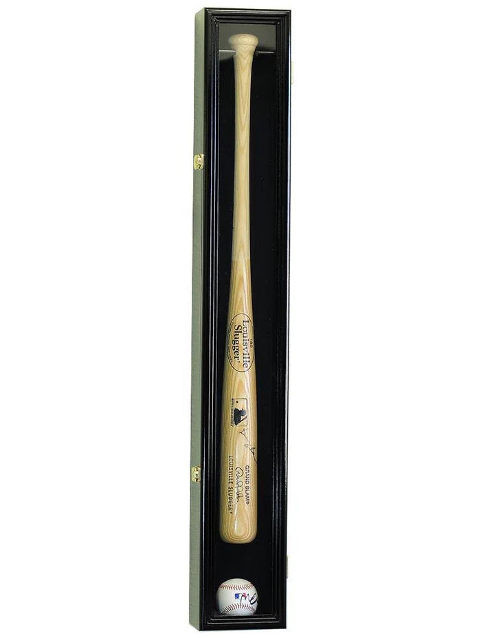 1 Baseball Bat Display Case Cabinet Vitrina Para Bate de Béisbol