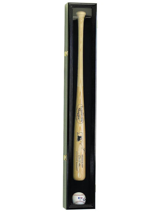 1 Baseball Bat Display Case Cabinet Vitrina Para Bate de Béisbol