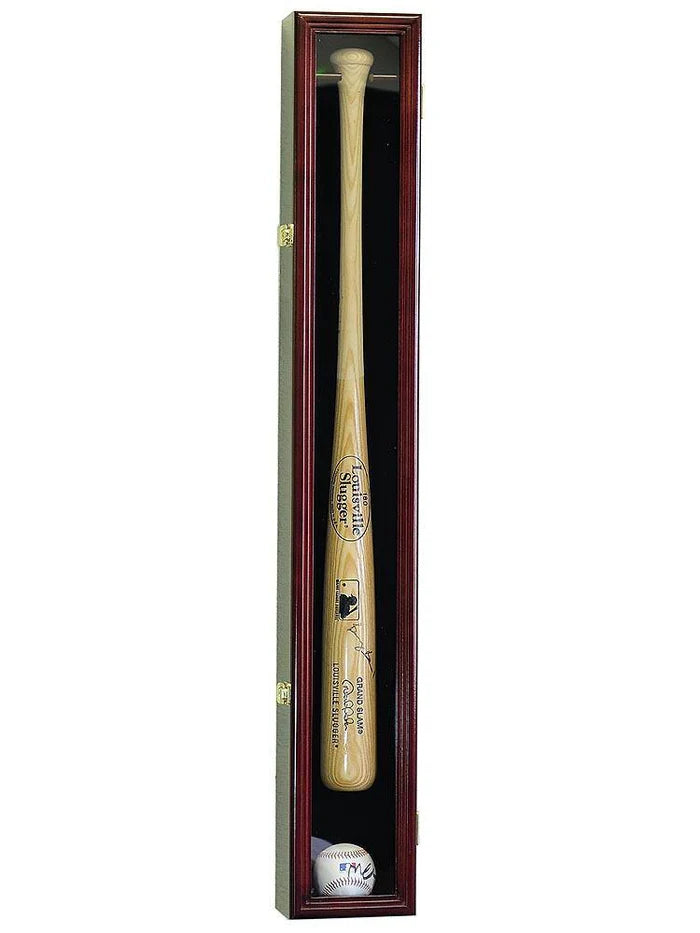 1 Baseball Bat Display Case Cabinet Vitrina Para Bate de Béisbol