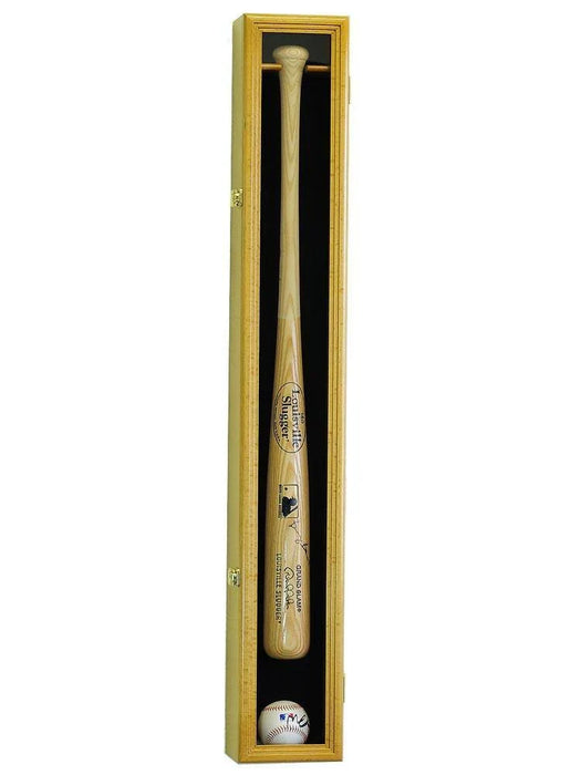 1 Baseball Bat Display Case Cabinet Vitrina Para Bate de Béisbol