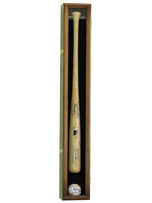 1 Baseball Bat Display Case Cabinet Vitrina Para Bate de Béisbol