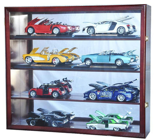 1/18 Scale Diecast Display Case Cabinet | UV Protection | Locking