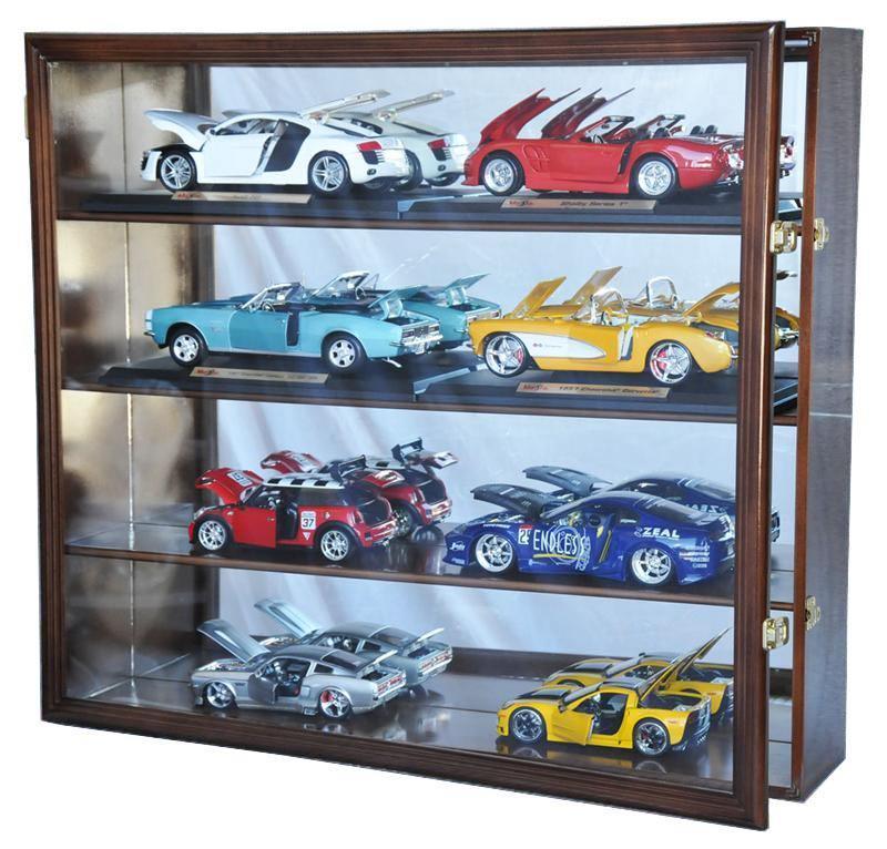 1/18 Scale Diecast Display Case Cabinet | UV Protection | Locking