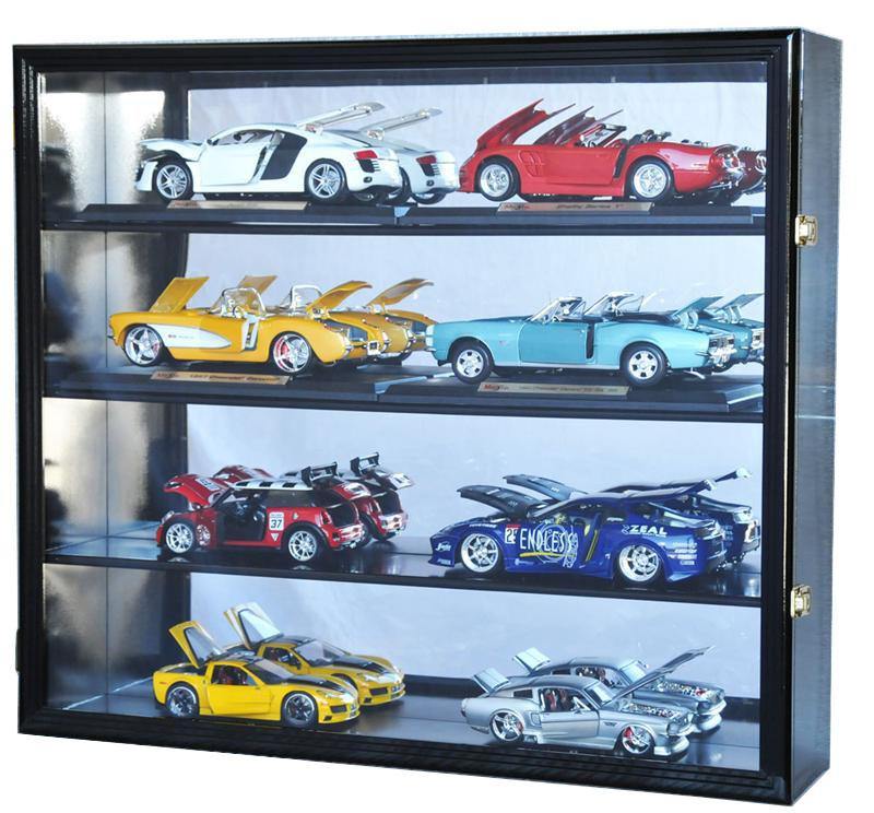 1/18 Scale Diecast Display Case Cabinet | UV Protection | Locking
