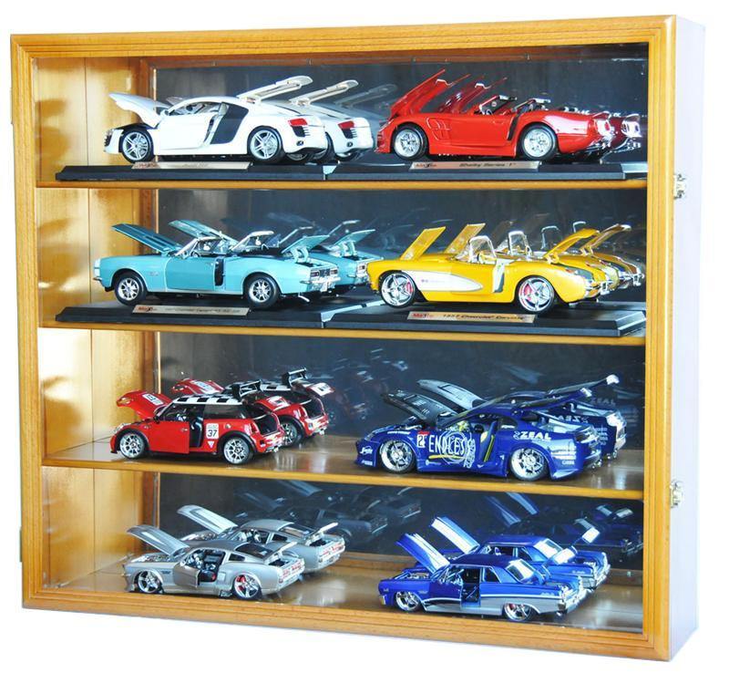 1/18 Scale Diecast Display Case Cabinet | UV Protection | Locking