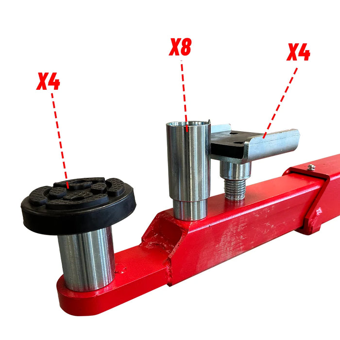 Katool KT M150D 15000 lb Commercial Two Post Car Lift 4HP Direct Drive