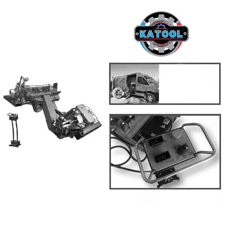 Katool Mobile Hydraulic Truck Tire Changer 5512 lb 54in 400V KT-308
