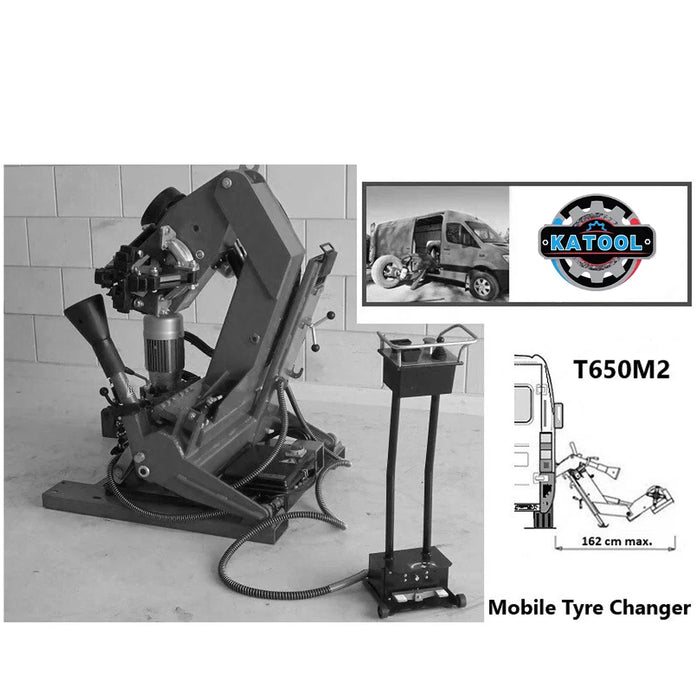 Katool Mobile Hydraulic Truck Tire Changer 5512 lb 54in 400V KT-308