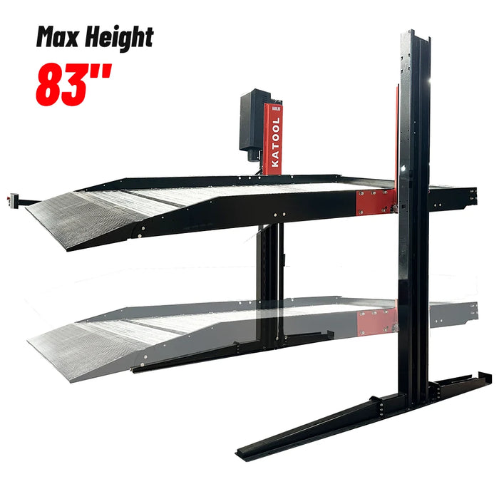 Katool Two Post Hydraulic Parking Storage Lift KT-P2700 6600 lb 82in