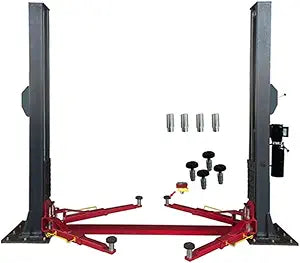 Katool KT H120D 12000 lb Symmetric Two Post Vehicle Lift 4HP Single Lock