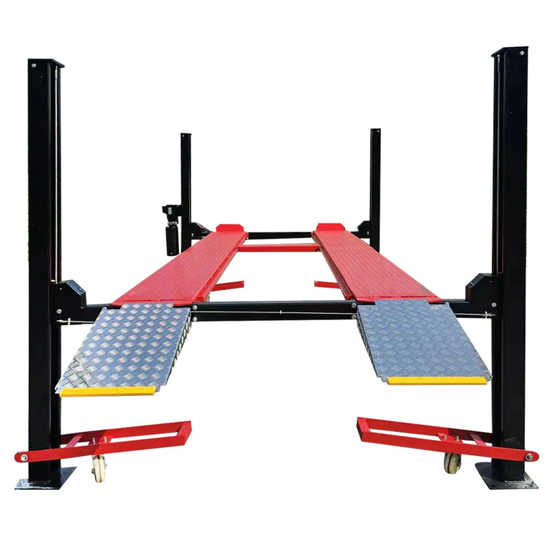 Katool KT 4H950 9500 lb Four Post Parking Storage Car Lift 110V Casters