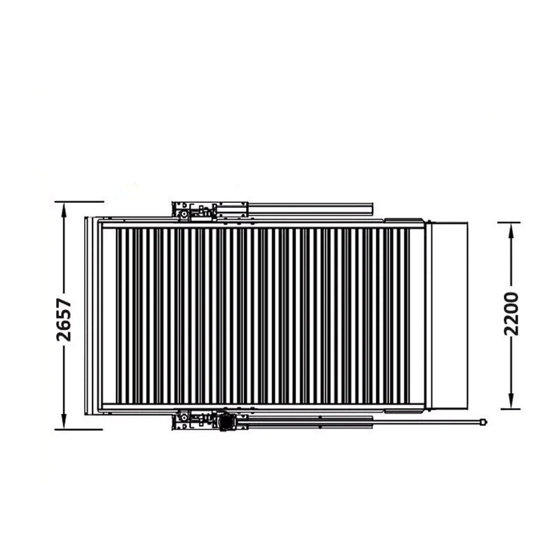 Katool Two Post Hydraulic Parking Storage Lift KT-P2700 6600 lb 82in