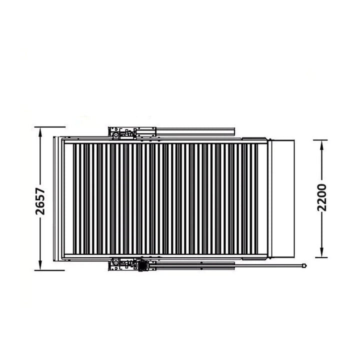 Katool Two Post Hydraulic Parking Storage Lift KT-P2700 6600 lb 82in