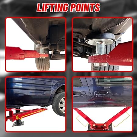 Katool KT AM120SD 12000 lb Clear Floor Commercial Two Post Auto Lift 4HP