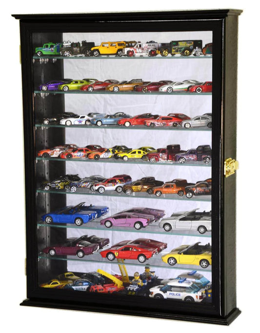 Large Mirrored 1/64 Diecast & Train Display Case Cabinet Vitrina Grande Con Espejo Para Diecast