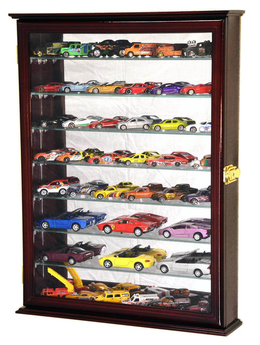 Large Mirrored 1/64 Diecast & Train Display Case Cabinet Vitrina Grande Con Espejo Para Diecast