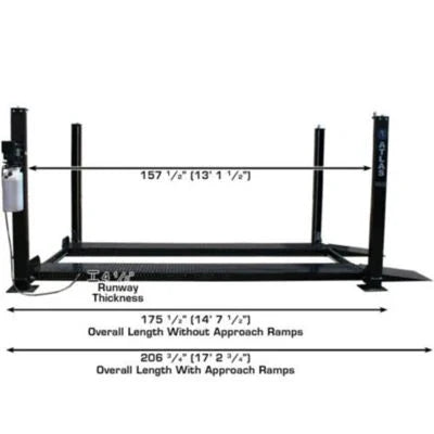 Atlas 8000 lb Portable Four Post Car Storage Lift