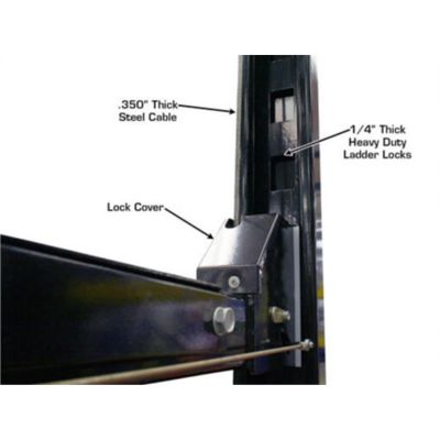 Atlas 8000 lb Portable Four Post Car Storage Lift