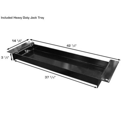Atlas 8000 lb Extra Tall Four Post Car Lift Diamond Plate Runways