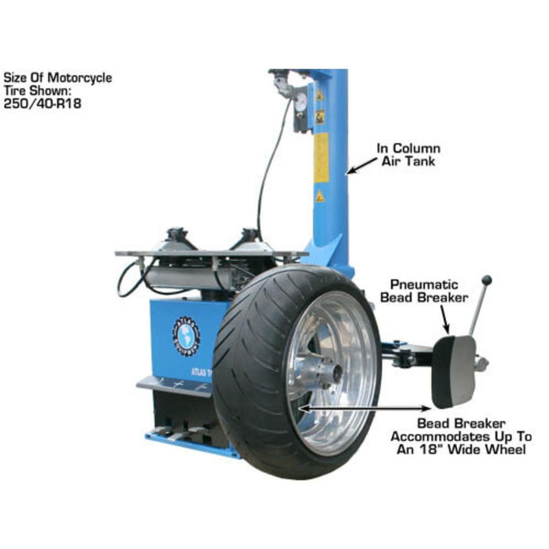 Atlas TC289LH Extra Large Rim Clamp Tire Changer Left Hand Assist 47in