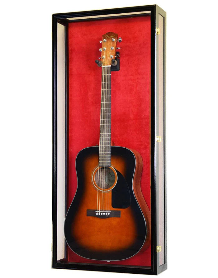 Clear Viewing Guitar Display Case Cabinet | Electric & Acoustic