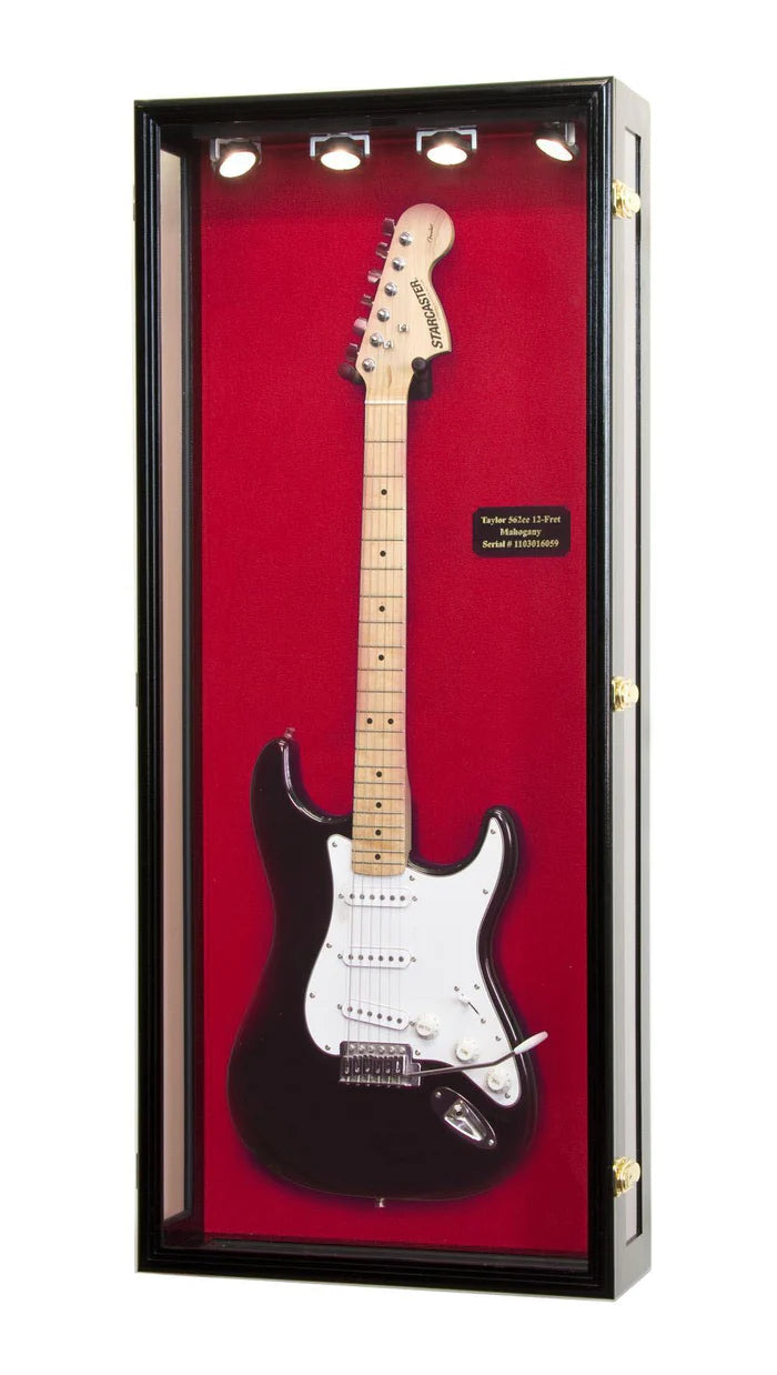 Clear Viewing Guitar Display Case Cabinet | Electric & Acoustic