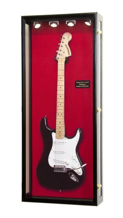 Clear Viewing Guitar Display Case Cabinet | Electric & Acoustic