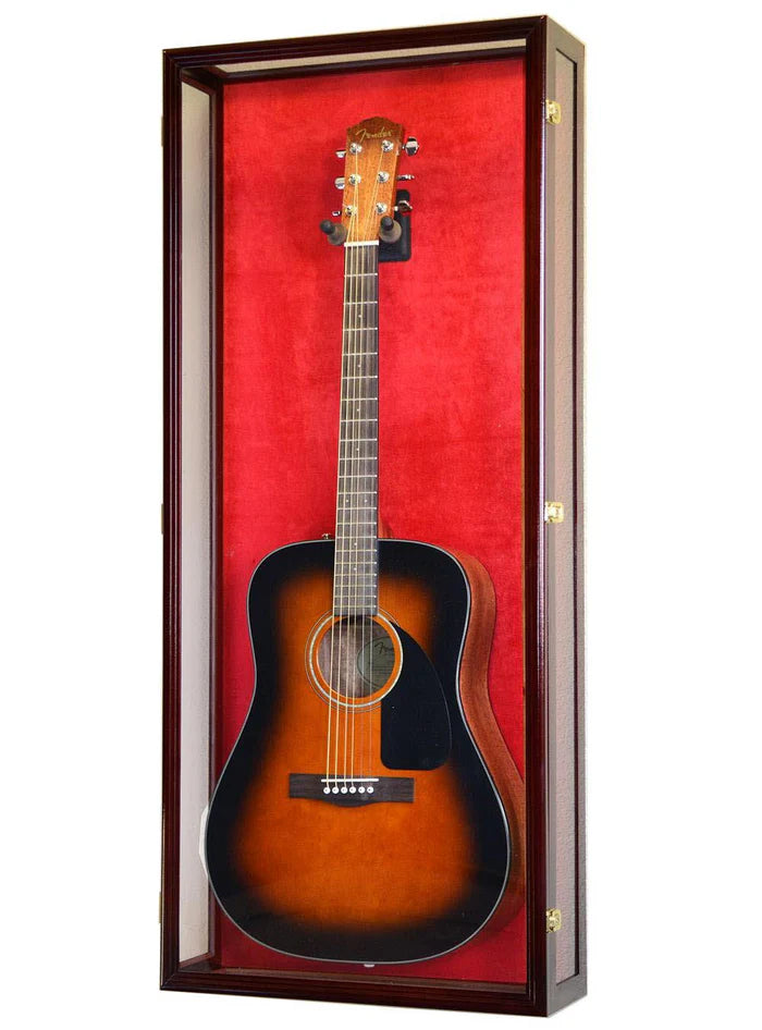 Clear Viewing Guitar Display Case Cabinet | Electric & Acoustic