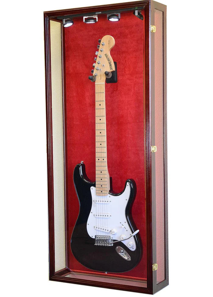 Clear Viewing Guitar Display Case Cabinet | Electric & Acoustic
