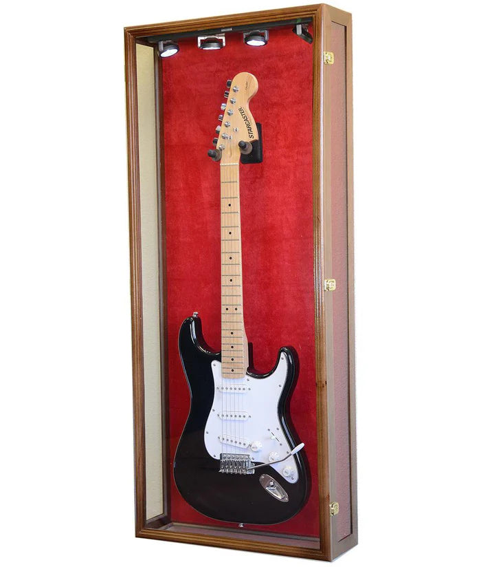 Clear Viewing Guitar Display Case Cabinet | Electric & Acoustic