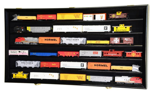 HO Scale Train Display Case Cabinet Vitrina Para Trenes Escala HO