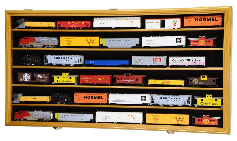 HO Scale Train Display Case Cabinet Vitrina Para Trenes Escala HO