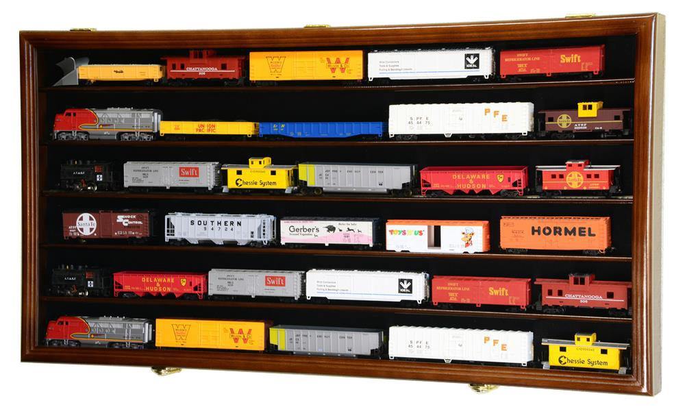 HO Scale Train Display Case Cabinet Vitrina Para Trenes Escala HO