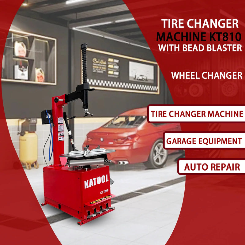 Katool Professional Wheel Clamp Tire Changer Machine 2HP KT-T810