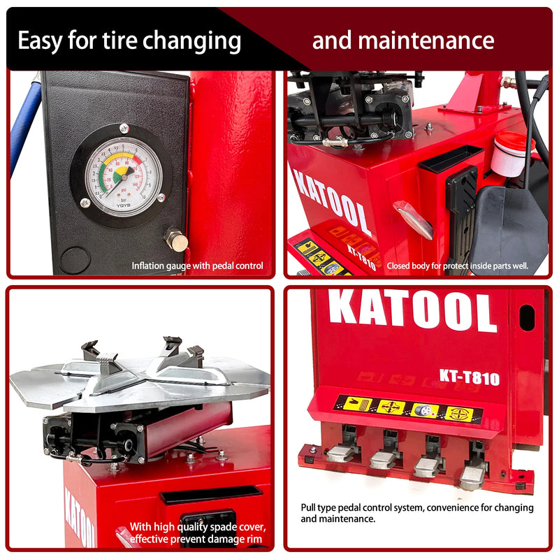 Katool Professional Wheel Clamp Tire Changer Machine 2HP KT-T810