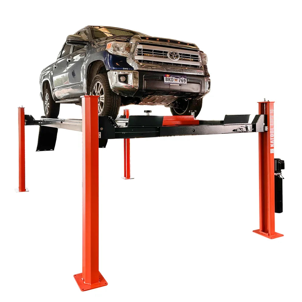 Katool KT 4H150 15000 lb Four Post Alignment Lift with Rolling Jack
