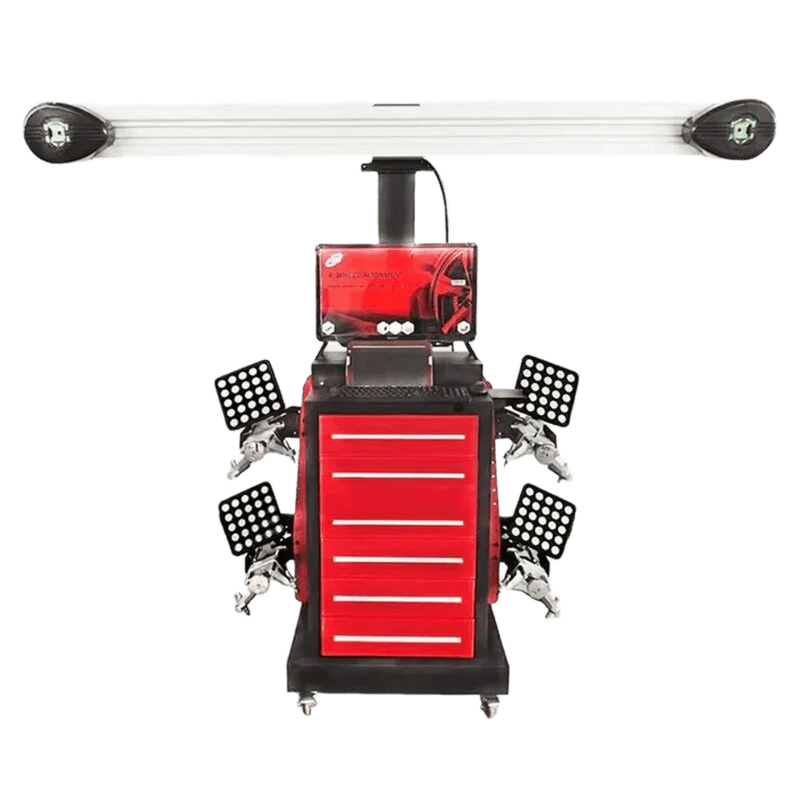 Katool AV651 Mobile 3D Wheel Alignment Machine 2 Post and Scissor Lift