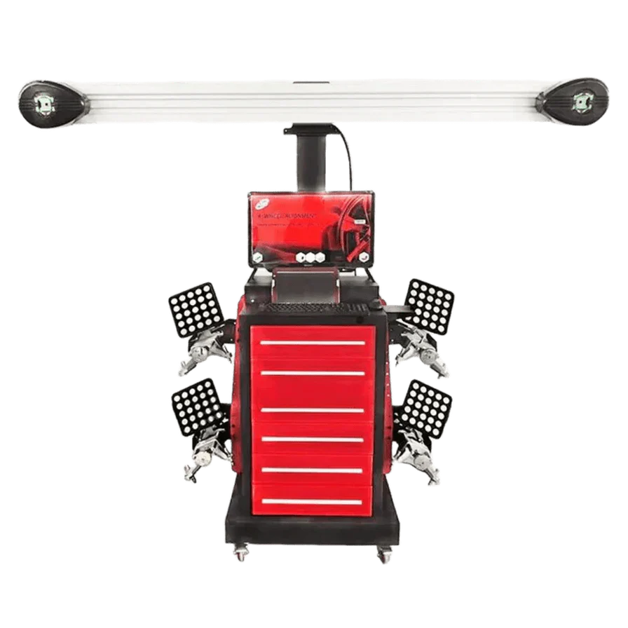 Katool AV651 Mobile 3D Wheel Alignment Machine 2 Post and Scissor Lift