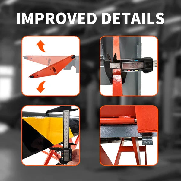 Katool KT X90E 8000 lb Electric Mid Rise Scissor Lift 47in CE Certified