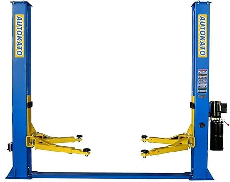 Katool KT H115Z 11000 lb Floor Plate Two Post Car Lift 4HP Low Profile