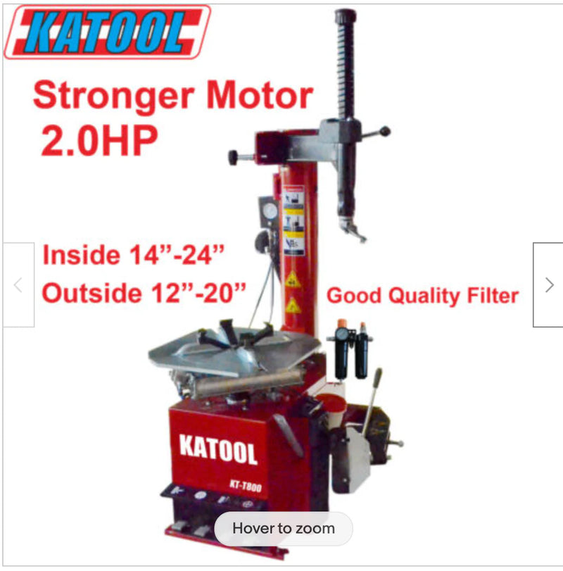 Katool Professional Wheel Clamp Tire Changer 12 to 24 Inch KT-T800