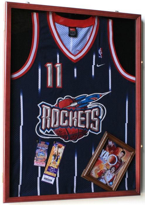 Large Jersey Display Case Cabinet Shadowbox