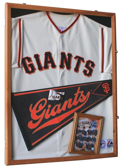 Large Jersey Display Case Cabinet Shadowbox