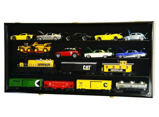 O Scale Train Display Case Cabinet Vitrina para Trenes Escala O