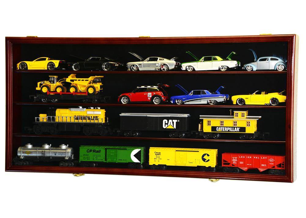 O Scale Train Display Case Cabinet Vitrina para Trenes Escala O