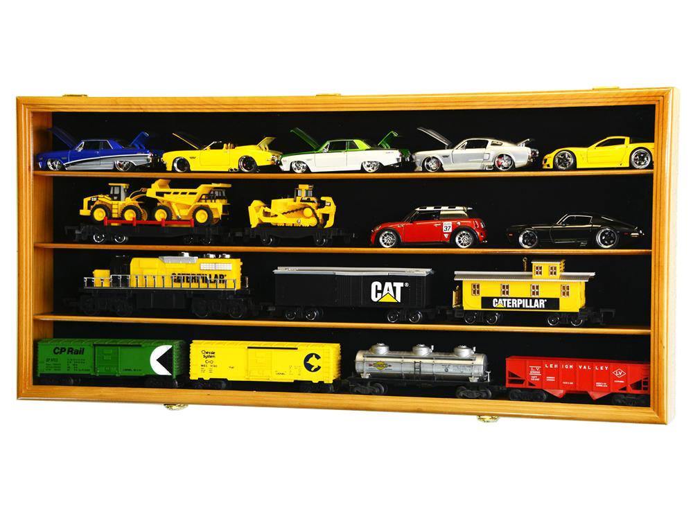 O Scale Train Display Case Cabinet Vitrina para Trenes Escala O